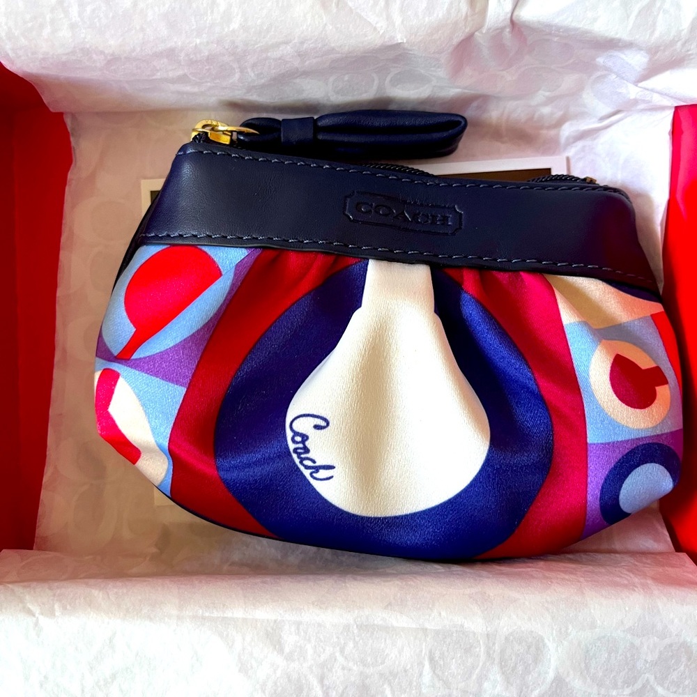 Brand new coach mini wristlet/coin purse